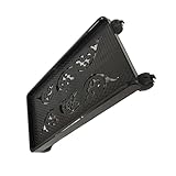 Unomor Stylish CPU Stand for Carpet Floor Stand Swivel Wheels Enhance Cooling Ventilation