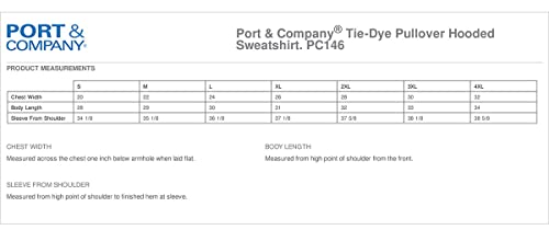 Port & Company Men's Essential Tie Dye Pullover Hooded Sweatshirt 3XL Purple2