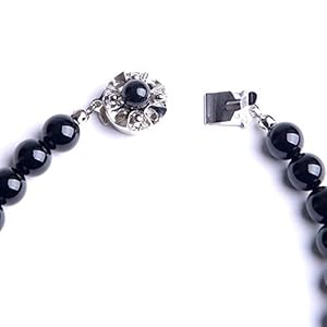 お値下げ！Som ブラック オニキス 大玉 ネックレス 新品未使用！冠婚葬祭にも オニキス ネックレス 2点セット 8.0mm 艶なし マット 保証書付