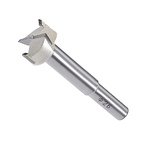 MACHSWON Forstner Drill Bits Tungsten Carbide Wood Hole Saw Opener Drill Bit 26mm,Woodworking Drilling Boring Bit Cutter - Image 3