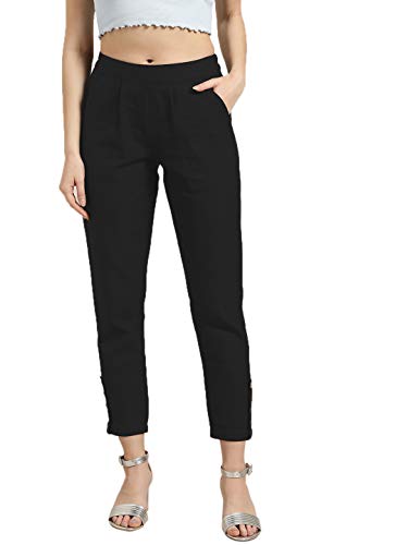 Image of Jaipur Kurti Women's Pleat-Front Regular Pants