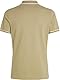 Calvin Klein Herren Poloshirt Kurzarm Tipping Slim Fit, Beige (Tree House), XS