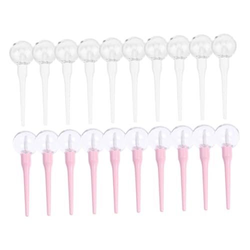Healeved 20pezzi Lollipop Shape Lip Gloss Tube Lip Gloss Refillabile e Portatile Colori