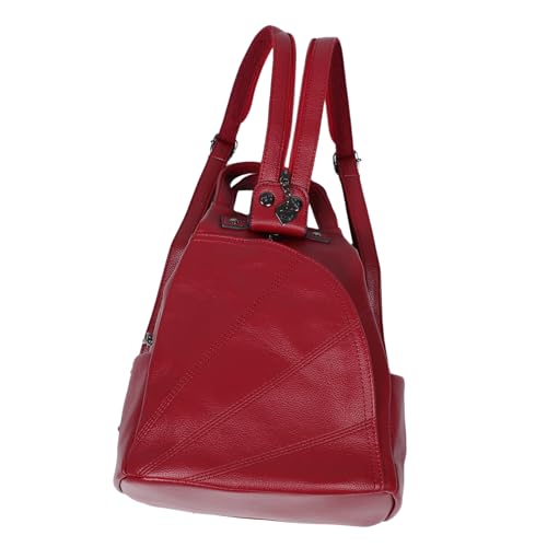 Sac à dos femme cuir synthétique souple TOYANDONA multi poches voyage travail