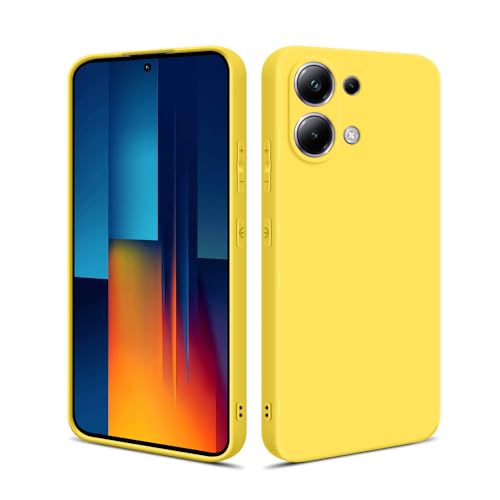 HSP Funda para Xiaomi Poco M6 Pro [Resistente al polvo] Funda de teléfono móvil | Funda de silicona TPU premium | Resistente a golpes y arañazos | Protección para la cámara y la pantalla | Ajuste