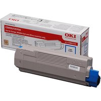 Toner Cyan OKI 43865723 C5850 haute fidélité pour impressions durables