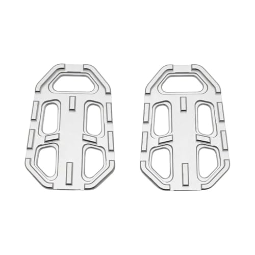 Repose-Pieds Larges Anti-Fatigue Moto BMW R1200GS G310GS - Solution Confort Argent