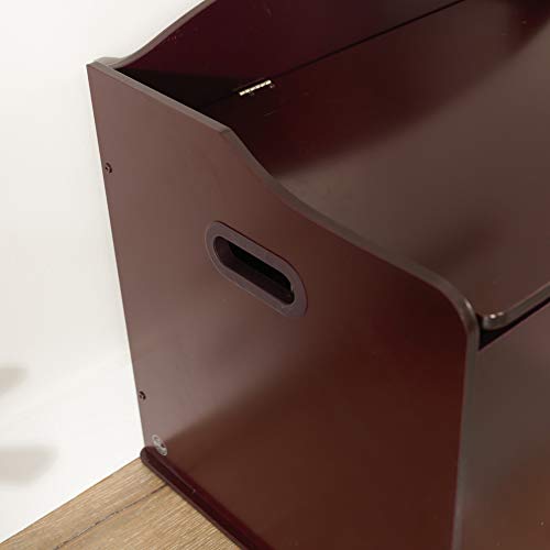 Kidkraft Austin Wooden Toy Box/Bench With Safety Hinged Lid - Cherry, Gift For Ages 3+ #TOP3