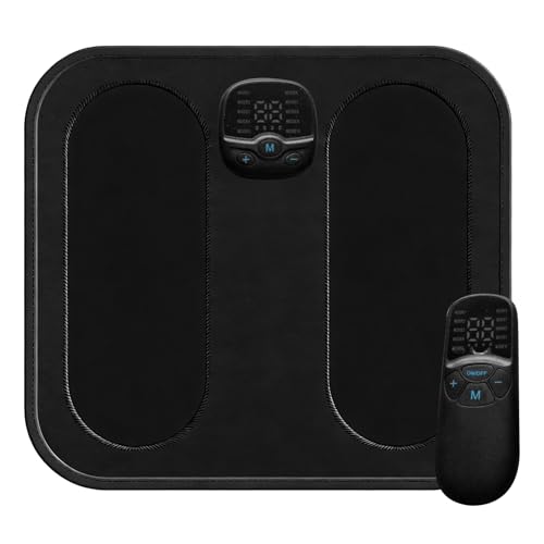 Máquina Masajeadora de Pies   Dispositivo de Vibración Eléctrica con 30 Intensidades   Masajeador de Pies Inalámbrico con 10 Modos Spa   de Fatiga y Relajación Muscular Post Entreno para Mujeres,