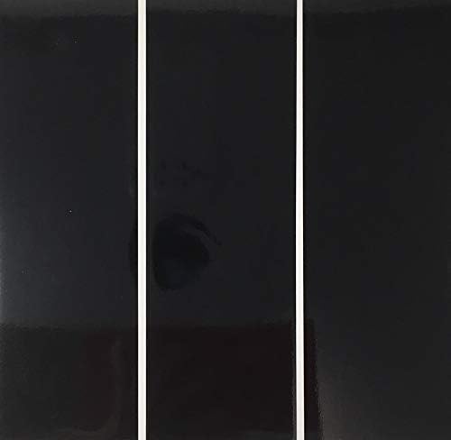 Chevy Bowtie Gloss Black (3 Pack) 3M Cut-Your-Own Car Wrap Emblem Vinyl Overlay Gloss Black Kit DIY GM Logo Grille Easy to Install air Release Film 12” x 4” Sheets (x3)