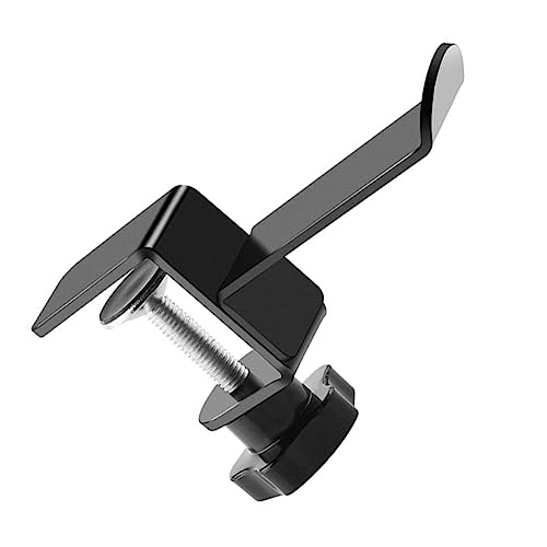 Ipetboom 2個 ヘッドホンハンガー 属製 耐荷重デスク下フック ヘッド収納用 スリッシュな黒色スクールバッグラック兼用