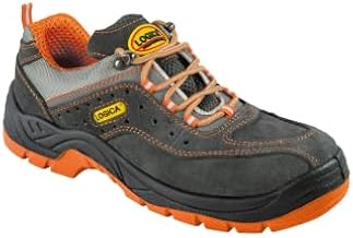 Work Safety Shoes A: Low Model in Grey Suede S1P SRC