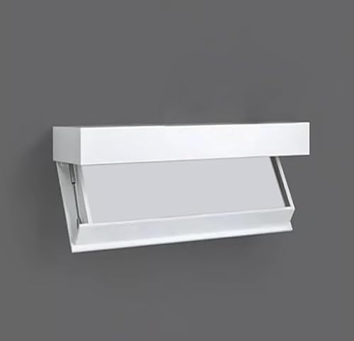 SYLUOQP Rivale der Verschleierung mit Einer versteckten schwimmenden Schublade, Wandregal mit Privatsphäre mit geheimen Fach, Holzmöbel, Pour Chamber OU Bureau,Weiß