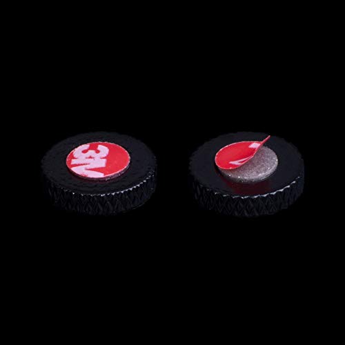 VKO Camera Soft Release Shutter Button Cap for GFX 50S 50R X-H1 X-T1 X-T200 X-T100 XF10 X-A7 X-A5 X-A20 X70 Flat Surface Cameras Shutter Button Black(2 Pack)