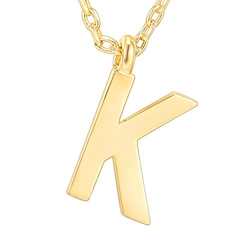 Pavoi 20C-N07-Y-K 14K Yellow Gold Plated Initial Necklace thumb #2