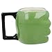 Imagen de taza de cerámica Hulk Marvel Avengers 3D modelo mug 430ml personaje tridimensional tazón de desayuno para niños coleccionable
