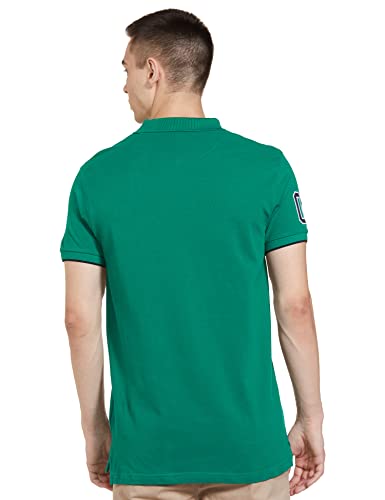 Image of Max Men Cotton Number Sleeve Slim Fit Polo