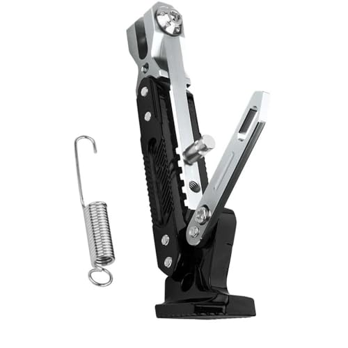 Support latéral de moto réglable pour stabiliser le stationnement quotidien