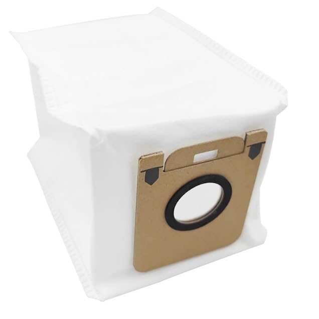 Bolsas de aspiradora, bolsa de repuesto for aspiradora, cepillo principal, paño de fregona, compatible con Dreame Bot D10 Plus (RLS3D)(20PCS)