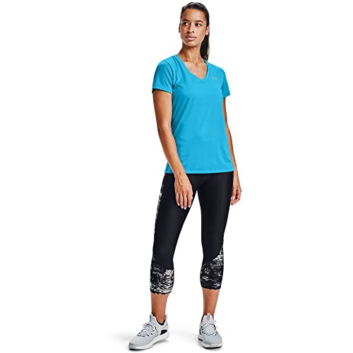 Image of Under Armour Womens Tech V-Neck Short-Sleeve T-Shirt