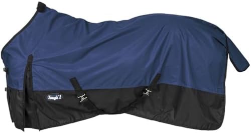 Tough 1 600 Denier Waterproof Horse Sheet, Navy Blue, 81-Inch
