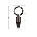 Metal Car Key Ring Key Chain Compatible with Suzuki Baleno 2020-2025, Keyrings Zinc Alloy Buckle, Creative Logo Keychain,Black