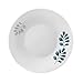 Bormioli Rocco 480180FS7121148 Botanica Blu wzór talerz do zupy księżycowej, zestaw 24 sztuk, szkło, biały