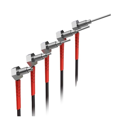 Amplificador de fibra 12-24V CC y sensor M4 para detección precisa 3
