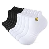 Wamicu 10 Pares Calcetines Tobilleros Hombre Deporte Corto de Algodón