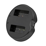 Gettimore Affidabile per Caricabatteria per Canon per eos per m3 M5 M6 60D 750D 760D 800D Fotocamere, Compact 8x6.4cm Adattatore di Viaggio