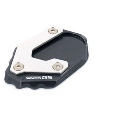 Almohadilla ampliadora de aluminio titanium para soporte lateral de motocicleta BMW F750GS