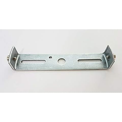 Light Fixing Ceiling Rose Bracket Strap Brace Unearthed 120mm with 2 Nickel Screw Cover