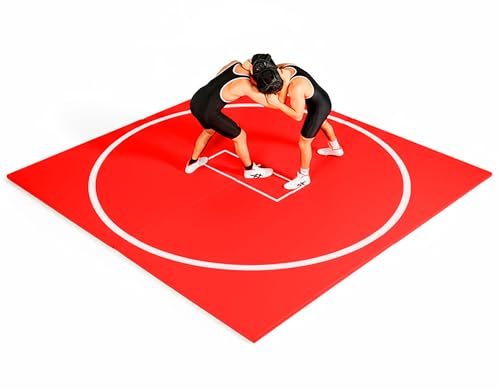 VELOVA Wrestling Mat BJJ Martial Arts Karate Boxing Judo MMA Jiu Jitsu Mats for Practice or At Home Gym