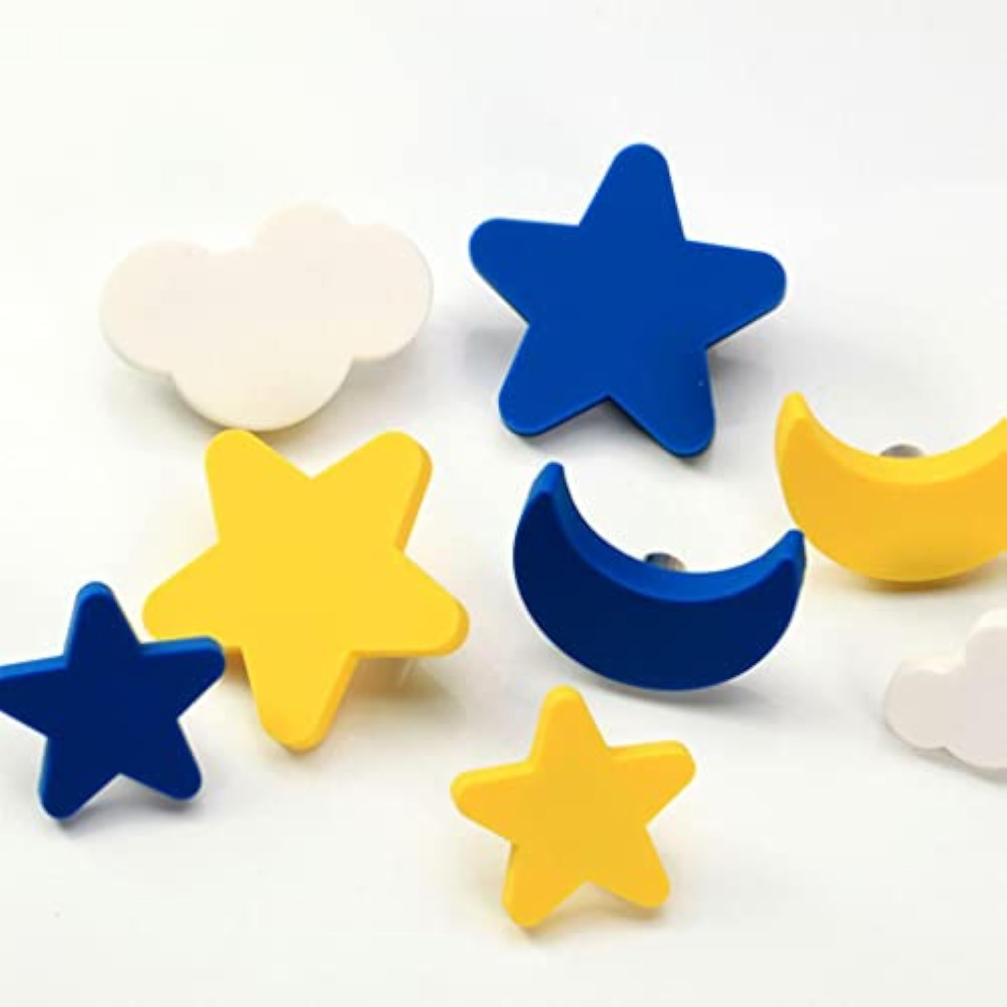 Kids Furniture Knobs Decorative PVC Drawer Pulls