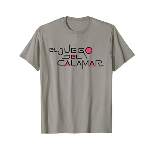 Juego del Calamar Español Negro Texto Logo El Juego del Calamar Camiseta