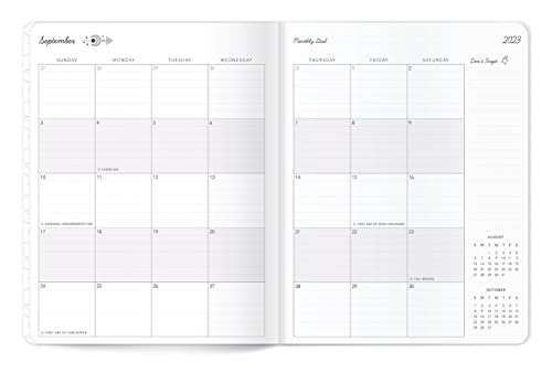 Southworth Planner (January 2023-December 2023), 8.5" X 11", Celestial Bohemian Dusty Purple, Premium 28#/105 Gsm Paper, Large Flex (91094) #TOP5