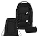 Produktbild satch Pack Nordic Skandi Edition Schulrucksack Set 3tlg. inkl. Schlamperbox und Sportbeutel (Nordic Black)