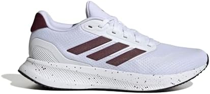 adidas Kadın RUNFALCON 5 W Yürüyüş Ayakkabısı, FTWWHT/MAROON/CBLACK, 38 EU - Görsel 2