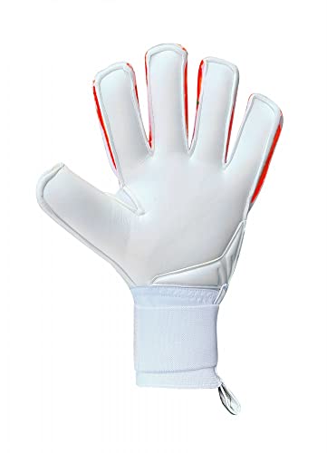 GK Saver football goalkeeper gloves Passion PS04 Flat cut professional goalie gloves size 6 to 11 removable finger save gloves (YES Savefinger, SIZE 9)