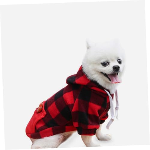 Disfraz de Santa para perro color rojo XL miniatura 4