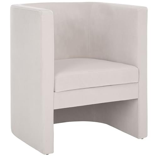 Sillón Acogedor Terciopelo Gris Claro miniatura 1