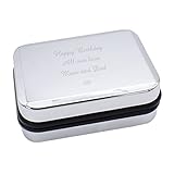 Personalised Engraved Chromed Necklace Case Box