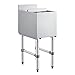 VEVOR Commercial Ice Bin, 29.6 Qt Max Capacity, 12 x 19 x 33 Inch Stainless Steel Ice Chest with Sliding Lid and Bottle Holders, Cooler Cart Cocktail Unit for Bar Restaurant Pub, NSF Certified