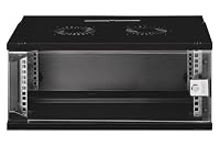 DIGITUS Netzwerkschrank – 19 Zoll 4HE – Unmontiert – SOHO PRO – Schwarz – Ansicht 9