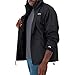 Champion, Stadium Full-Zip, Wind, Water Resistant Jacket for Men, Black Small Script, X-Large