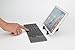 IKOS Foldable Bluetooth Wireless Portable Keyboard with Touchpad Rechargeable Full Size Ultra Slim Folding Mini Keyboard for iPhone iPad Mini/Pro/Air iOS Android Smartphones/Tablets and Windows