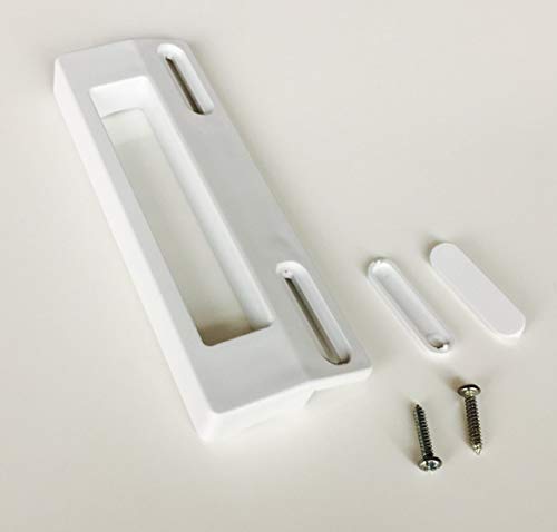 MDS Tirador de puerta de repuesto para frigorífico, congelador, plástico, color blanco Cover