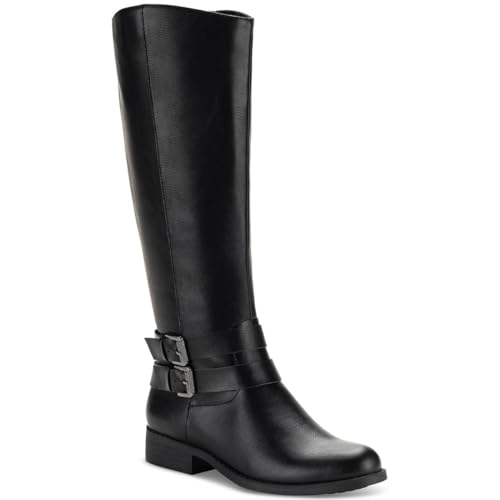 Style & Co. Womens Maliaa Wide Calf Riding Knee-High Boots