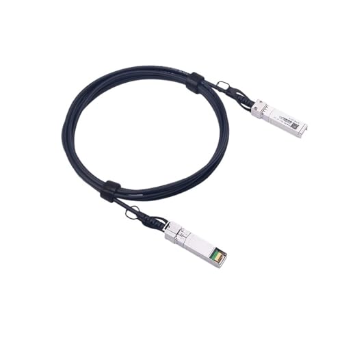 LWTZAORYI Cavo SFP+ DAC da 10 GB 10GBASE-CU da 1 m, 2 m, 3 m, 5 m, 7 m, Cavo SFP Twinax in Rame con Attacco Diretto passivo 30 AWG(0.5m 30AWG)
