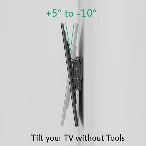 Image of ynVISION.DESIGN Heavy Duty TV Wall Mount for 40 inch-65 inch TVs (Pack of 4)- TV Mount with Tilt & Swivel - Pull Out up to 5.4in for Cable Management & Service - MAX VESA 400x400, 165lbs, 3 Studs Installation